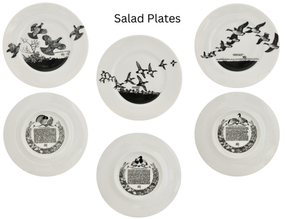Lynn Bogue Hunt Game Bird Porcelain Plates