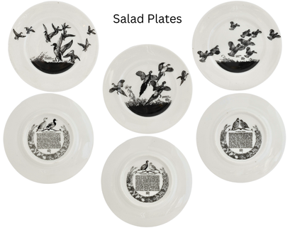 Lynn Bogue Hunt Game Bird Porcelain Plates
