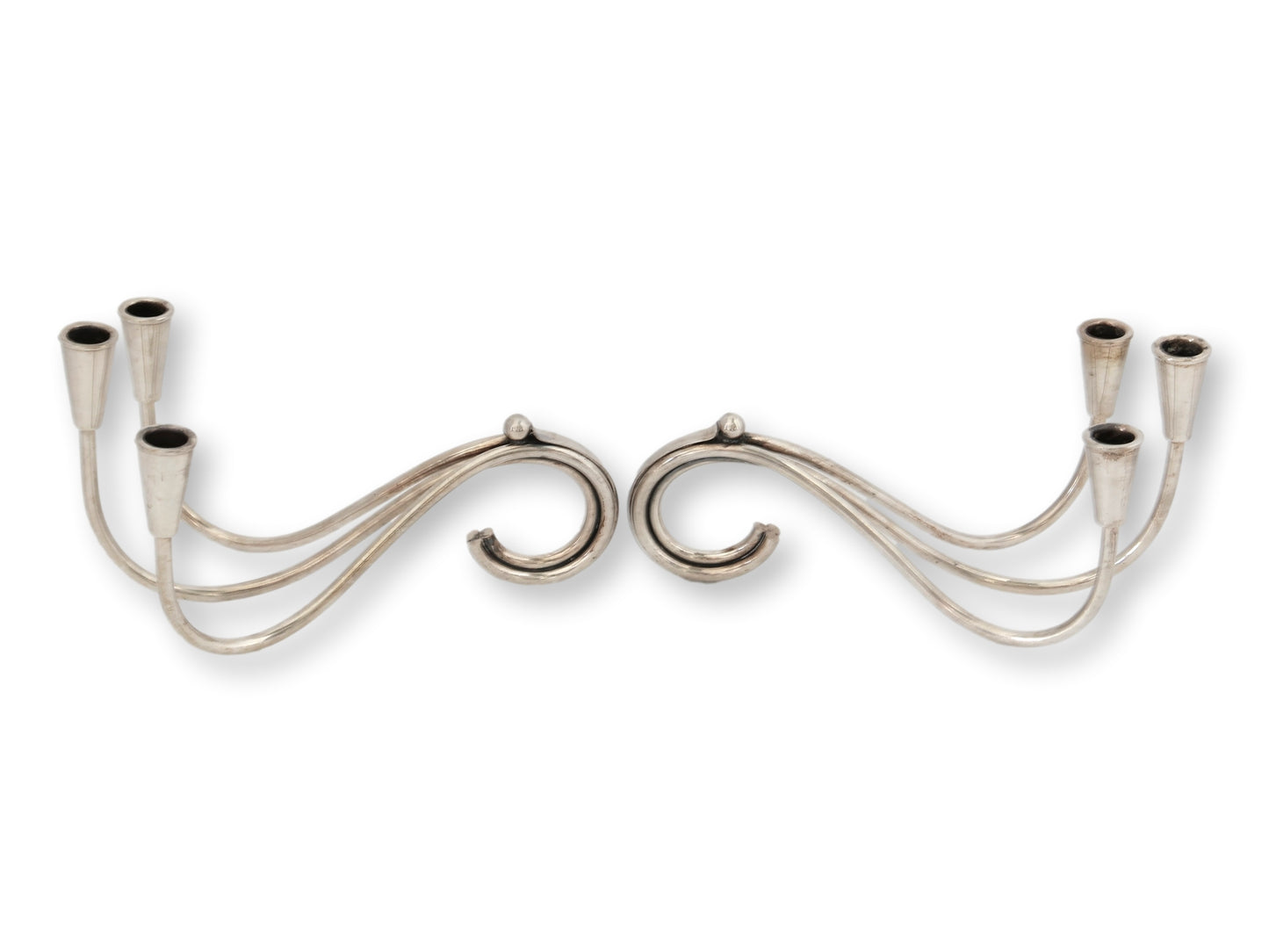 MCM Danish Candle Holders - Carl Frederik Christiansen