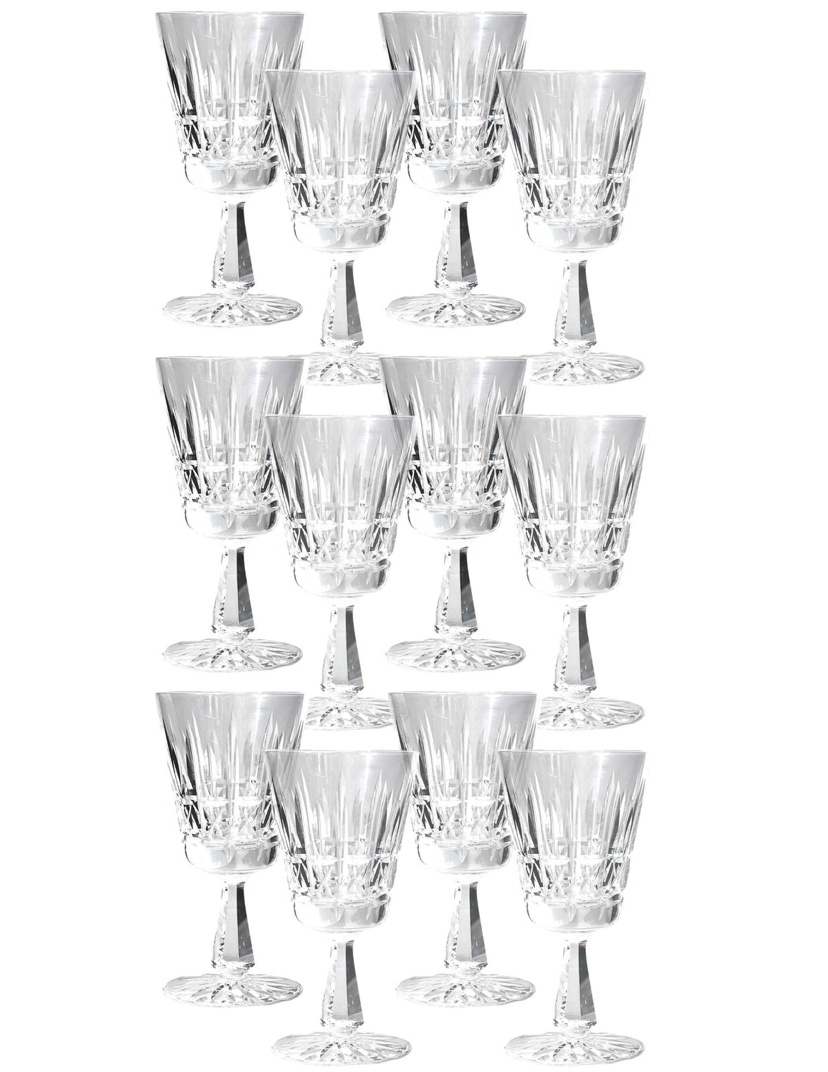 Waterford Kylemore 6.75" Water Goblets, Set of 12