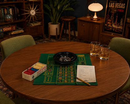 Midcentury Game Night Set