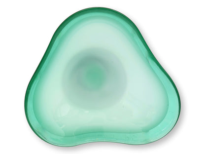 Freeform Sea Green Murano Glass Bowl