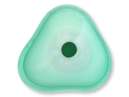 Freeform Sea Green Murano Glass Bowl