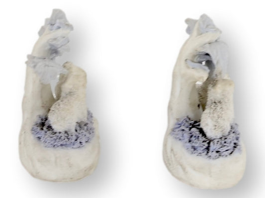 Anitque Miniature Bisque Staffordshire Lambs