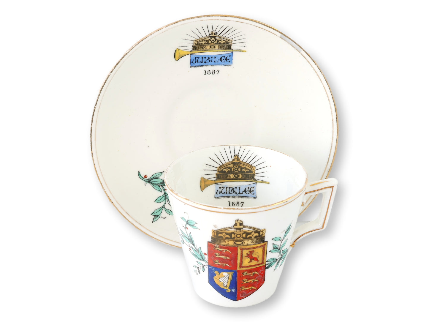1887 Queen Victoria Jubilee Cup and Saucer