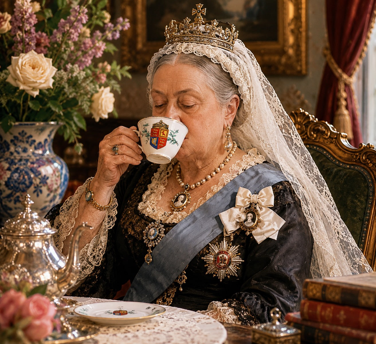 1887 Queen Victoria Jubilee Cup and Saucer