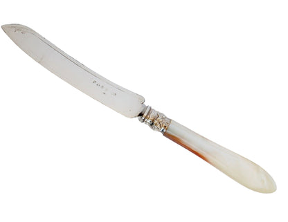 English Mother of Pearl Table Knives, Set of 6