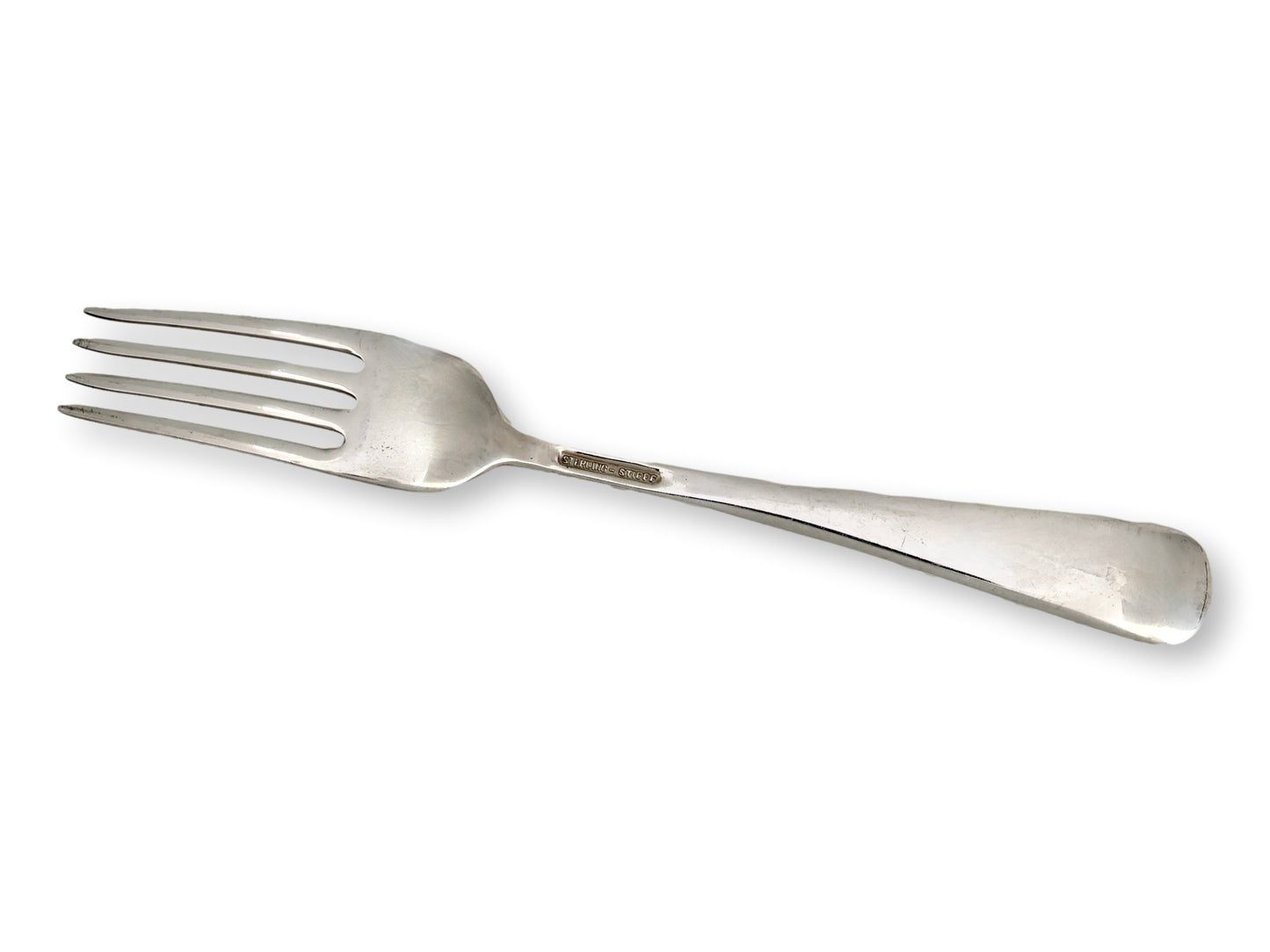 Kirk Stieff Rose Pattern Sterling Silver Luncheon Forks, Pair