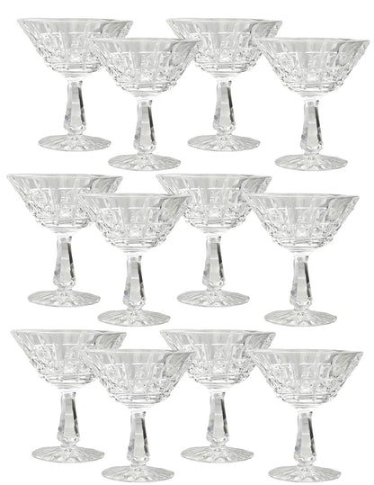 Waterford Kylemore 4.75" Champagne Coupes, Set of 12