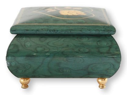 Italian Inlaid Music Box with Heart Motif