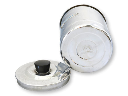 1950s French Chrome Coffee Making Canisters