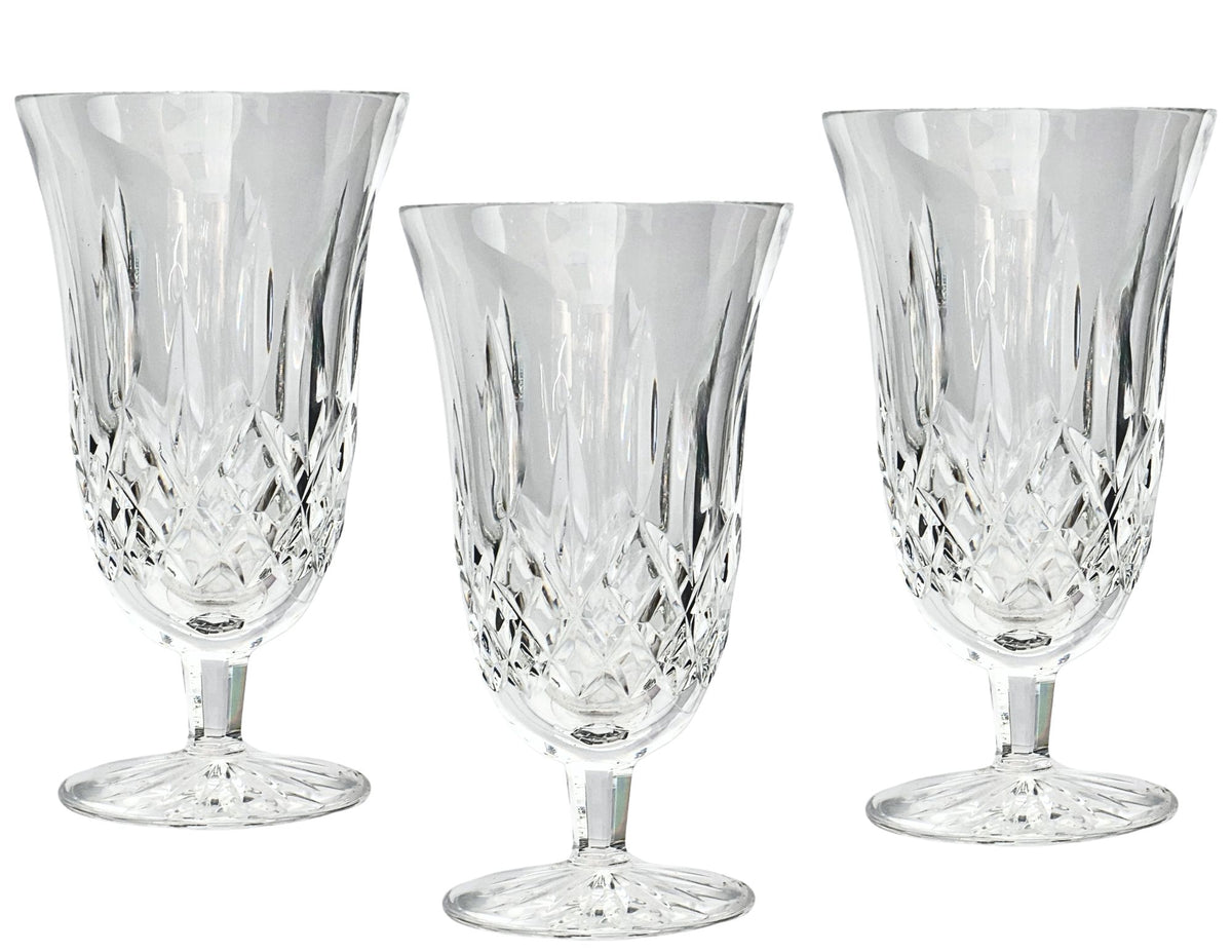 Waterford Lismore Stemmed Iced Tea Glasses, Set of 3