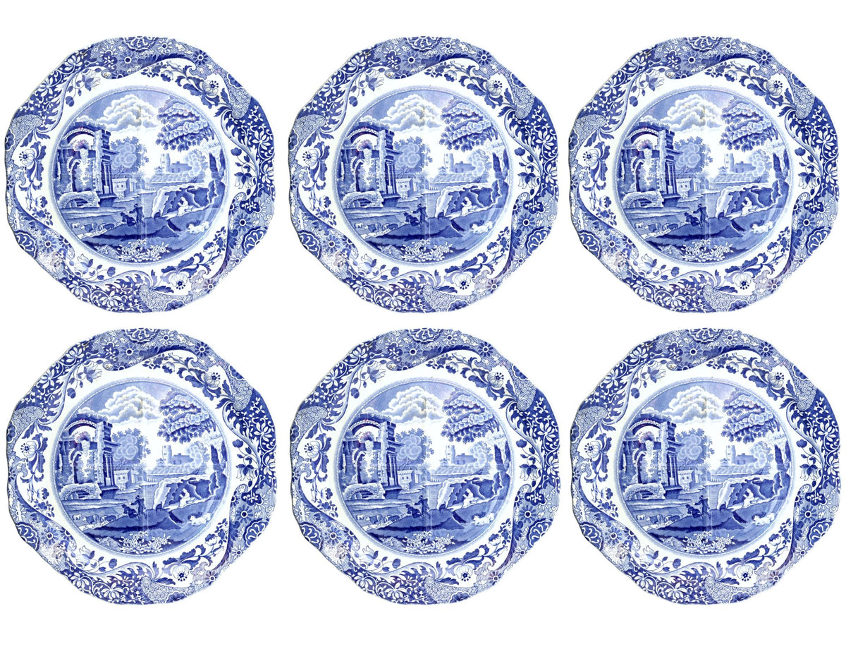 1930s Spode Italian Pattern Divided Sandwich Plates