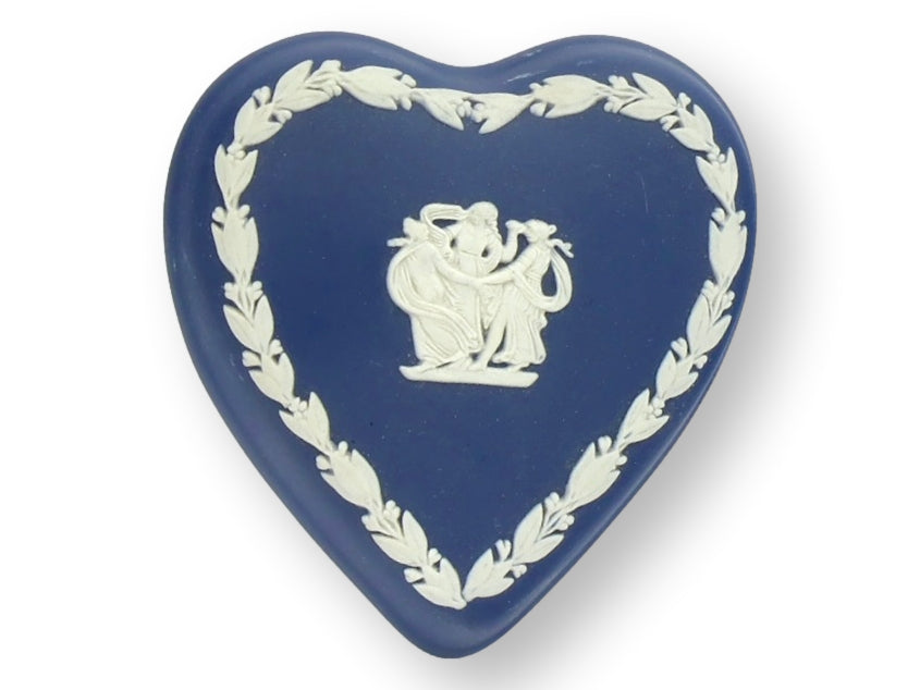 Wedgwood Jasperware Heart Trinket Box