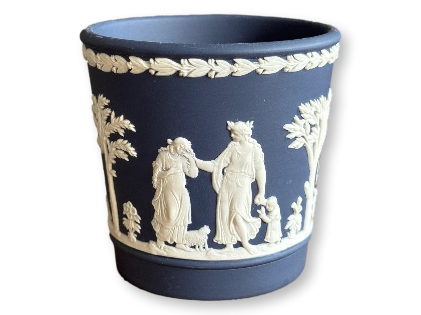 Rare Wedgwood Jasperware 3.25 in Pot
