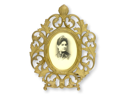Antique Brass Picture Frame