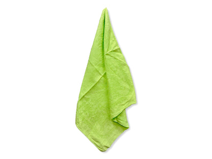 Antique French Lime Green Napkins, Set of 10