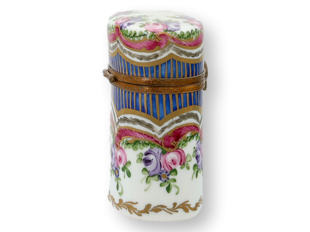 Hand-Painted French Limoges Porcelain Box
