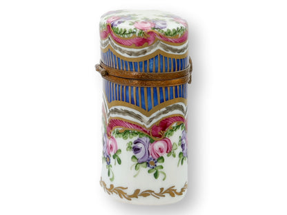 Hand-Painted French Limoges Porcelain Box