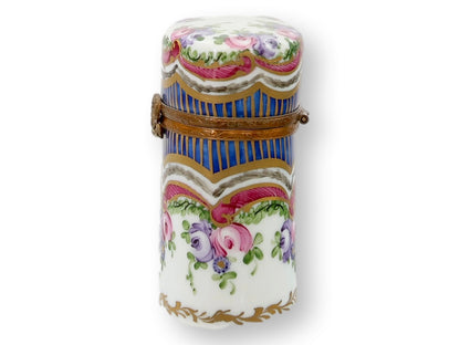Hand-Painted French Limoges Porcelain Box