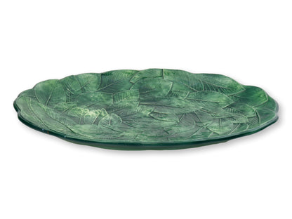 Italian Ceramiche Leonardo Leaf Platter