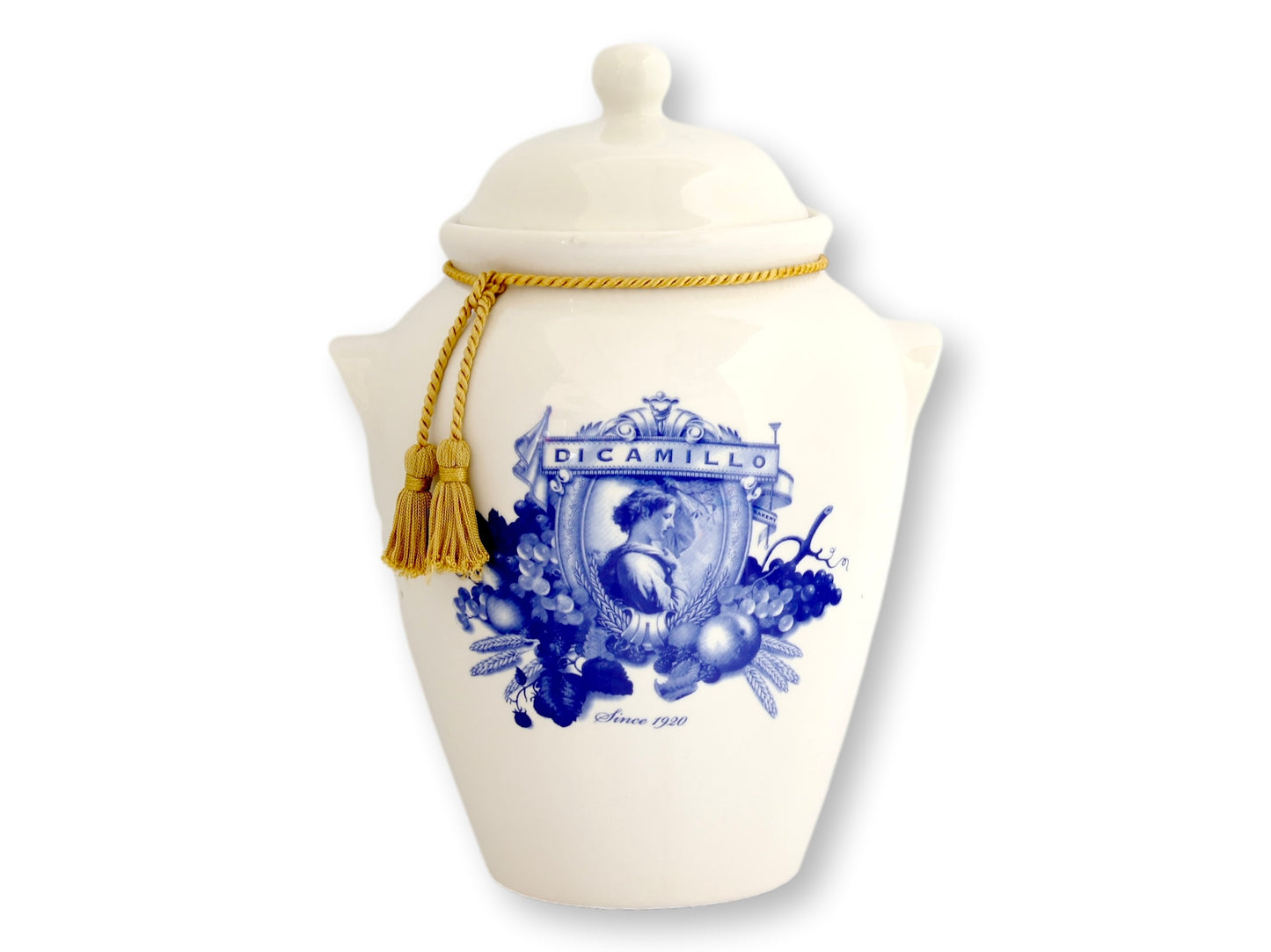 Large Vintage Buffalo Pottery Biscotti Jar