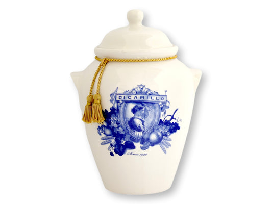 Large Vintage Buffalo Pottery Biscotti Jar