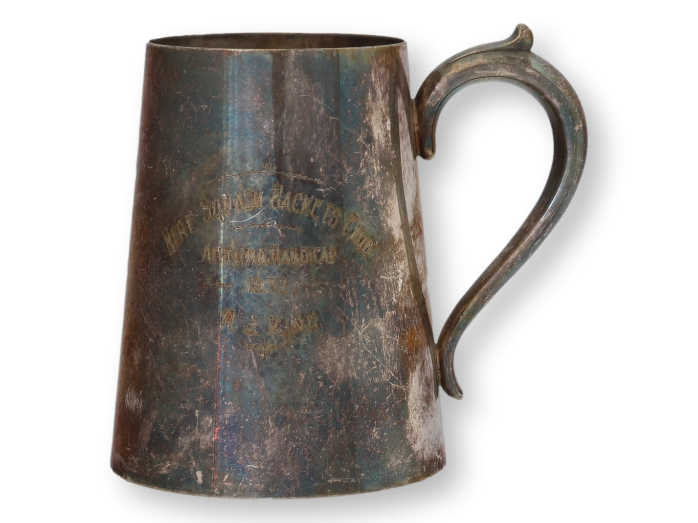 1937 English Squash Club Sporting Trophy Cup