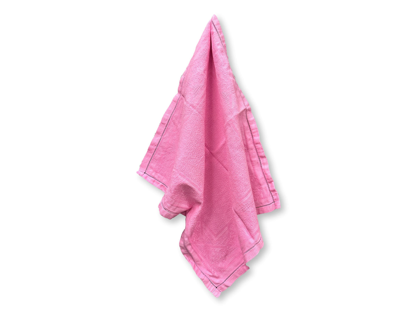Antique French Pink Napkins, Set of 12