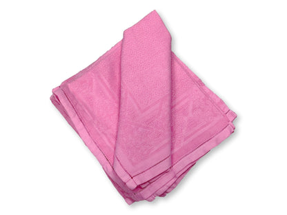 Antique French Pink Napkins, Set of 12