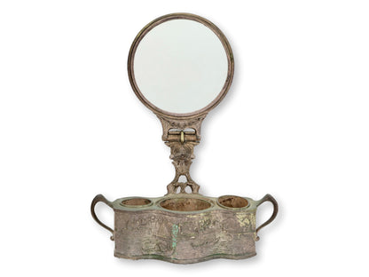 Silverplate Shaving Mirror
