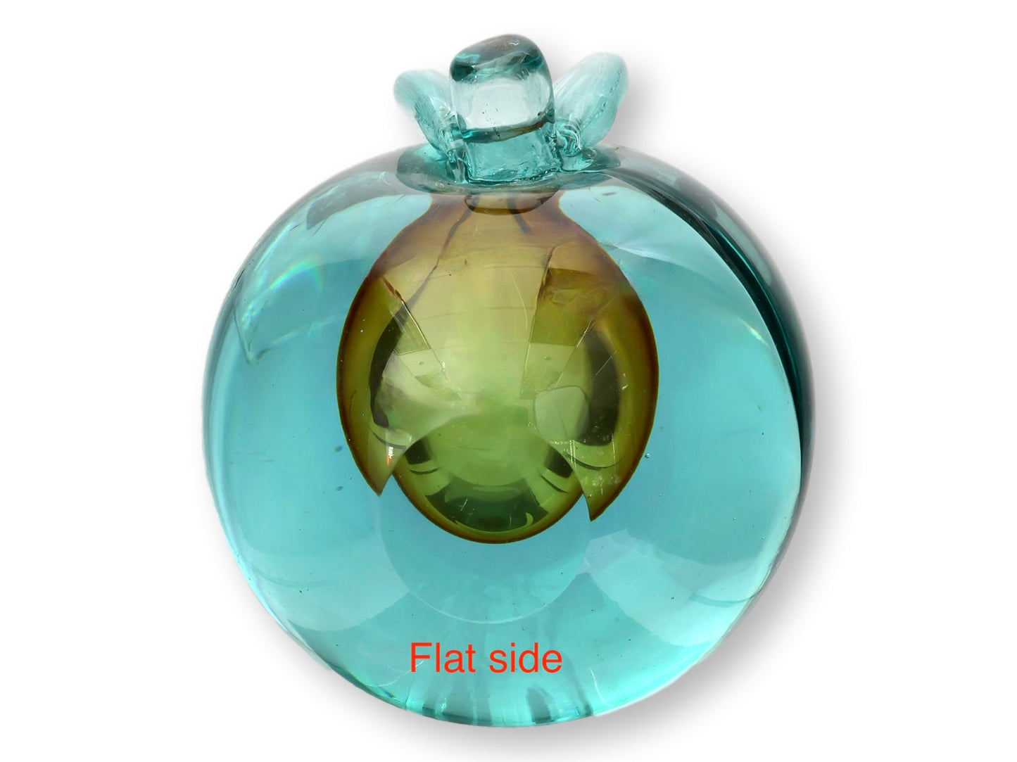 1960s Oversized Italian Murano Glass Apple