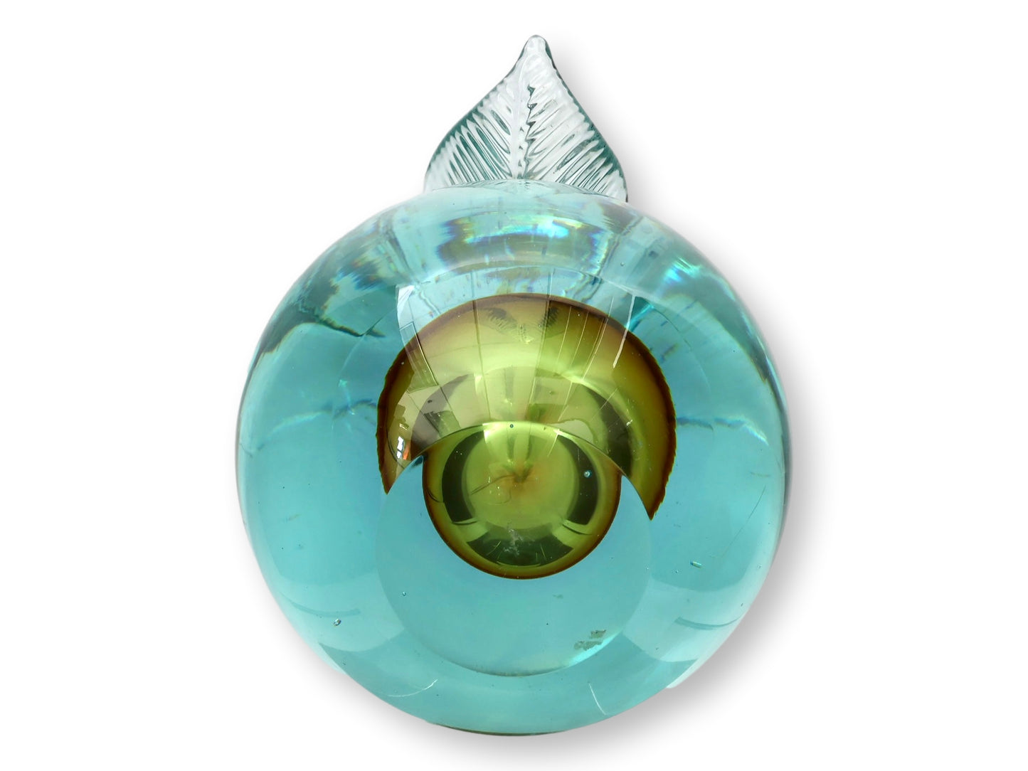 1960s Oversized Italian Murano Glass Apple