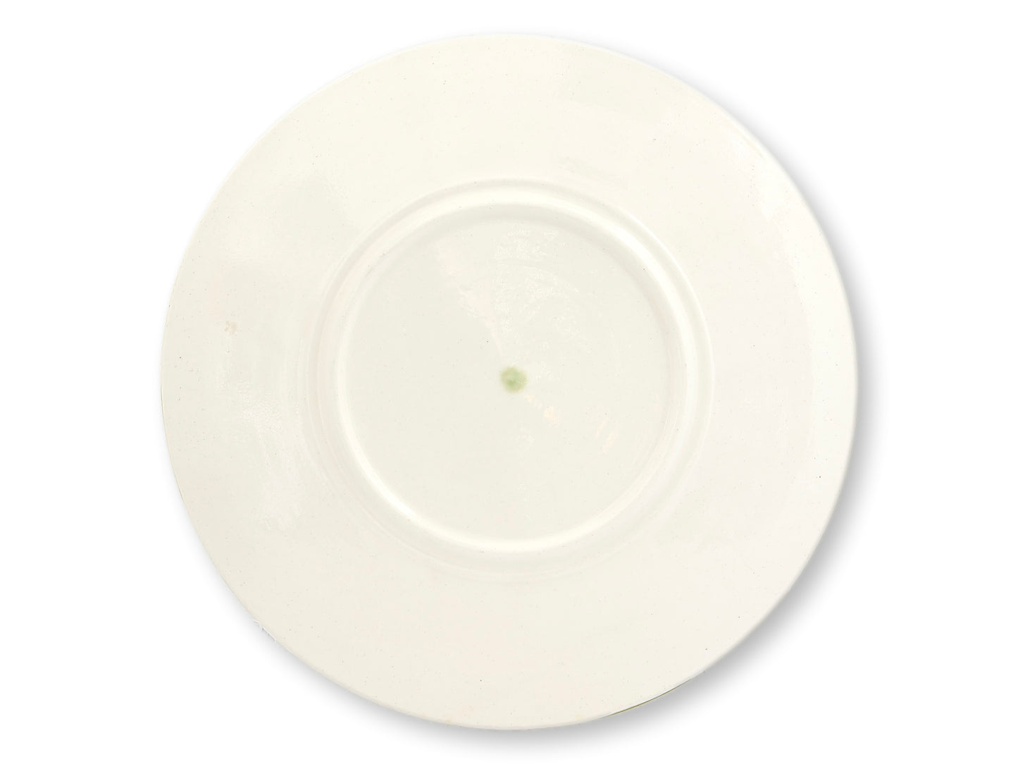 French Majolica Asparagus Plates, Set of 6