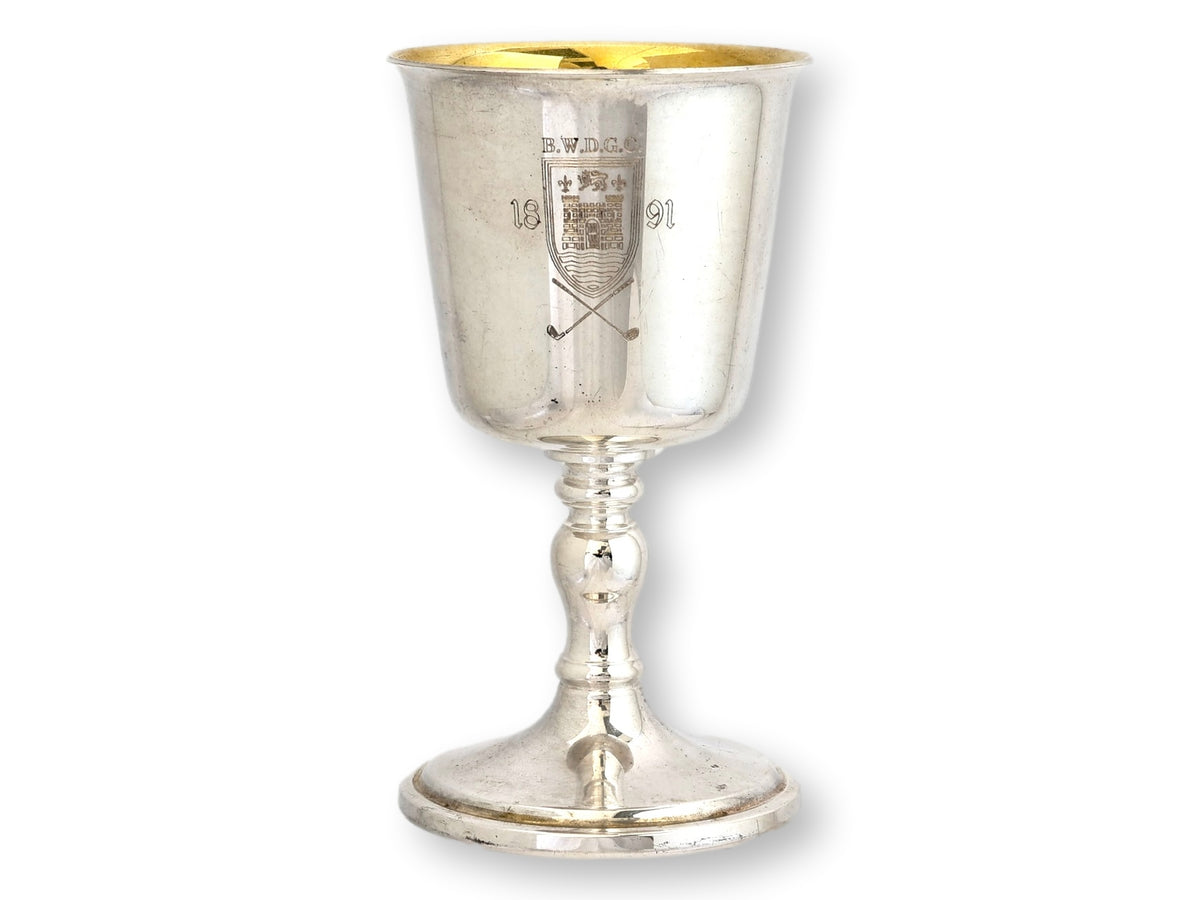 1891 English Golf Trophy Goblet