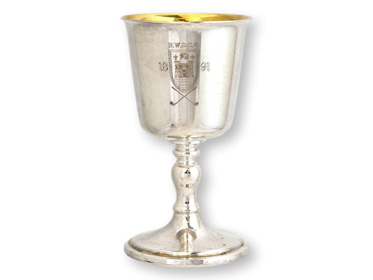 1891 English Golf Trophy Goblet