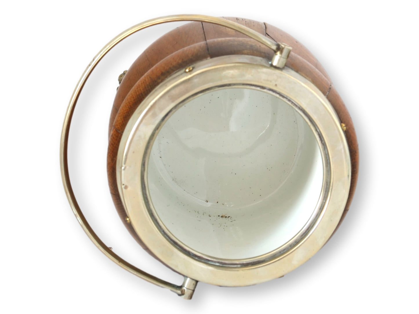 Edwardian English Oak Biscuit Barrel Ice Bucket