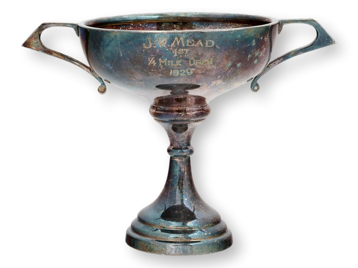 1929 English "1st Quarter Mile Opens" Trophy Cup