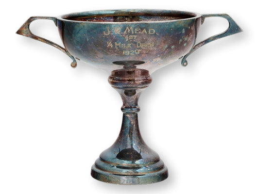 1929 English "1st Quarter Mile Opens" Trophy Cup
