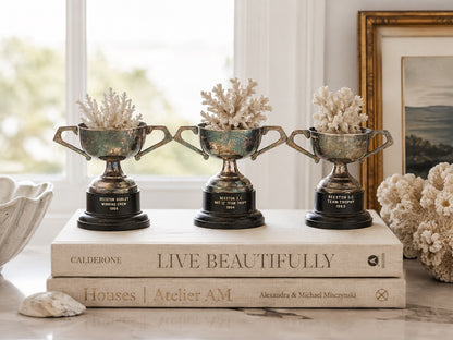 1960s Miniature Sailing Club Trophies, Set of 3