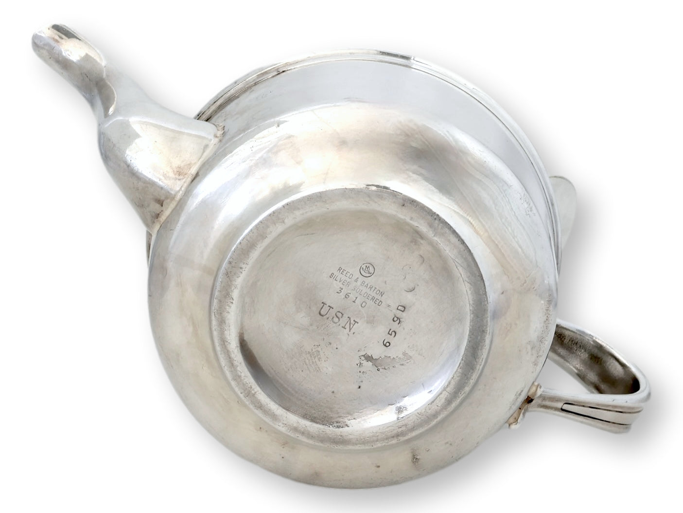 WWII US Navy Officers Mess Teapot