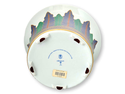 Mottahedeh Charleston Feather 10.25" Cache Pot