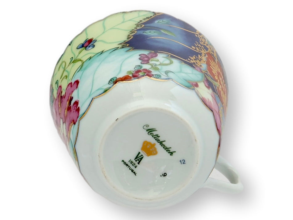 Mottahedeh Tobacco Leaf Flat Cups, Set of 6