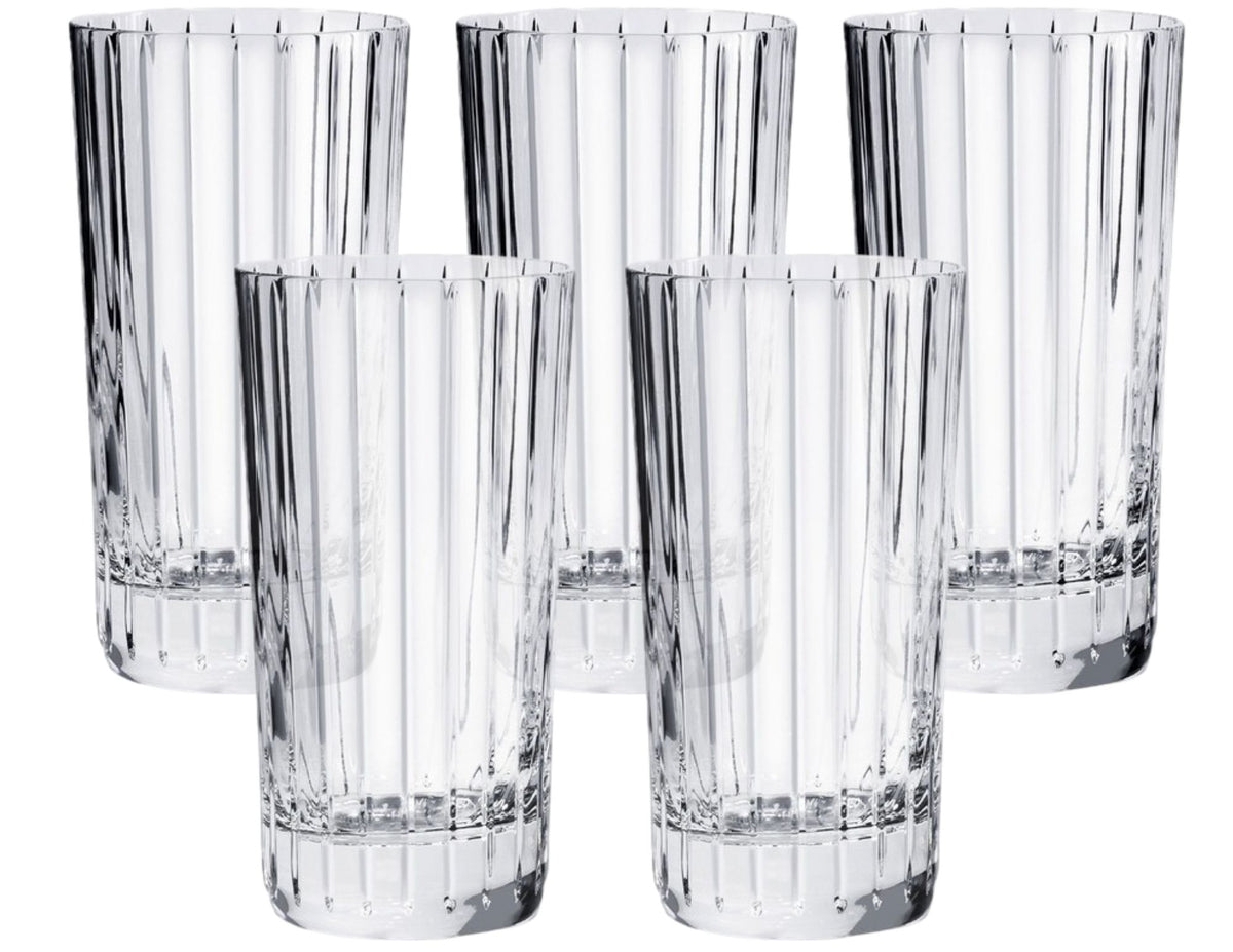 French Baccarat Harmonie Crystal Highballs, Set of 5