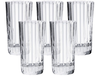 French Baccarat Harmonie Crystal Highballs, Set of 5