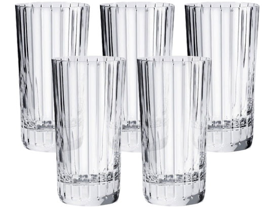 French Baccarat Harmonie Crystal Highballs, Set of 5