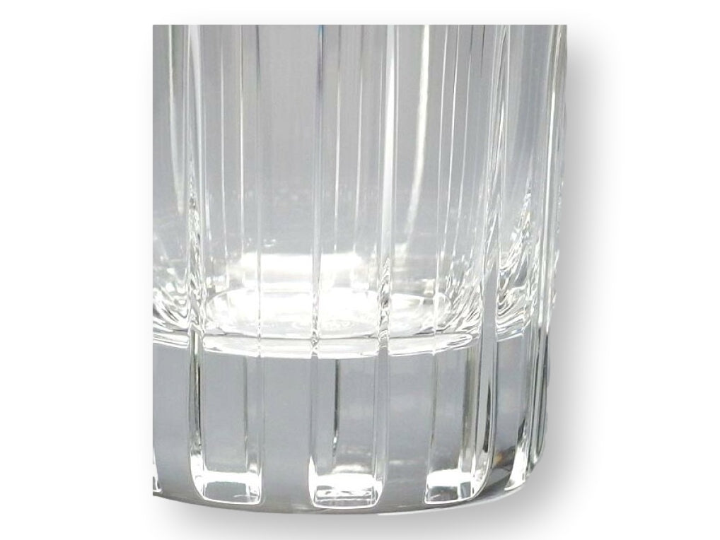 French Baccarat Rotary Pattern Old Fashioned Glasses, Pair