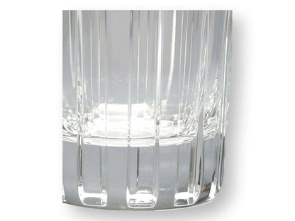 French Baccarat Rotary Pattern Old Fashioned Glasses, Pair