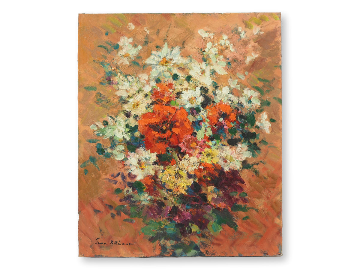 French Floral Still Life Oil Painting