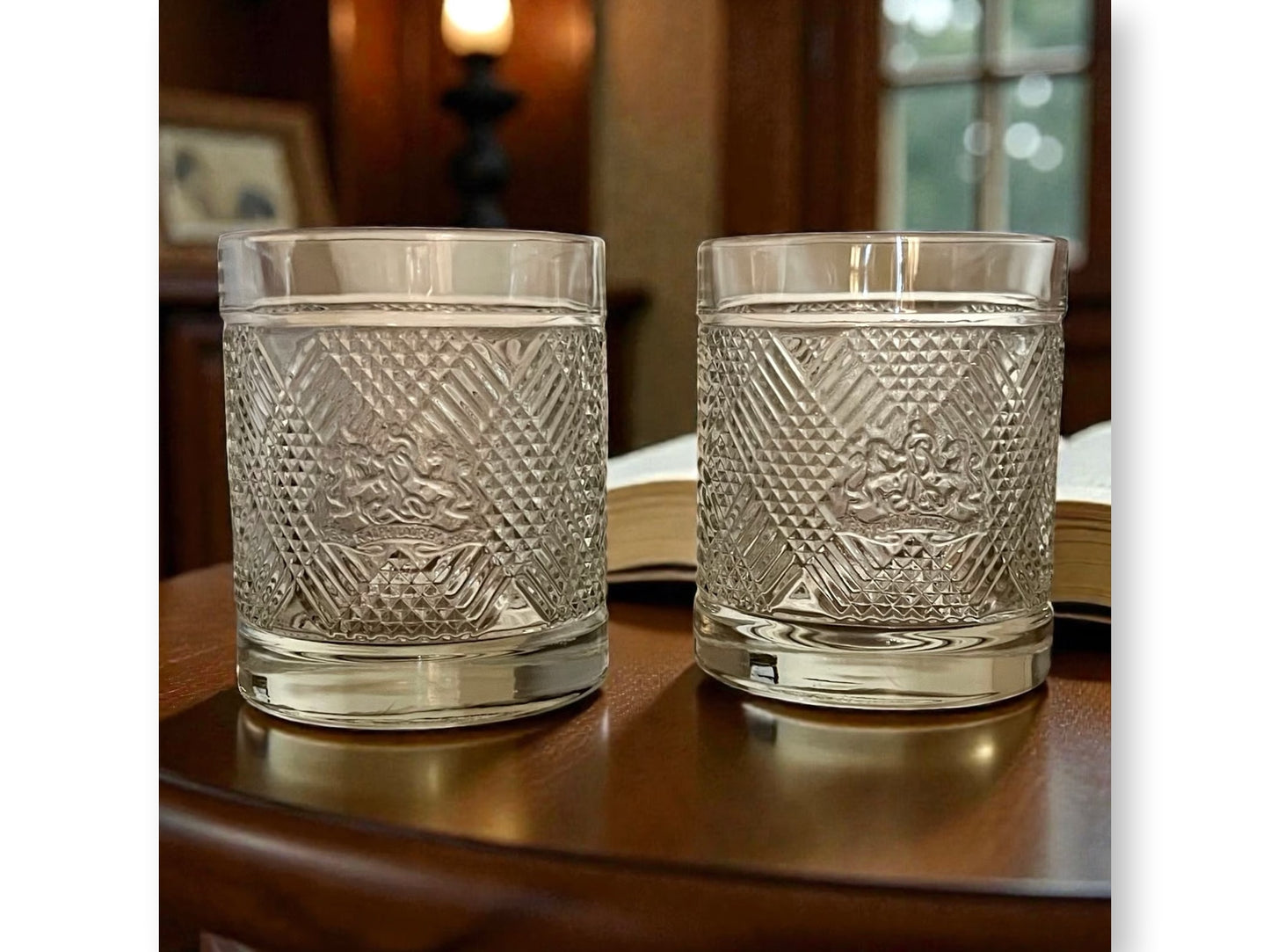 Ralph Lauren Safari Old Fashioned Glasses, Pair